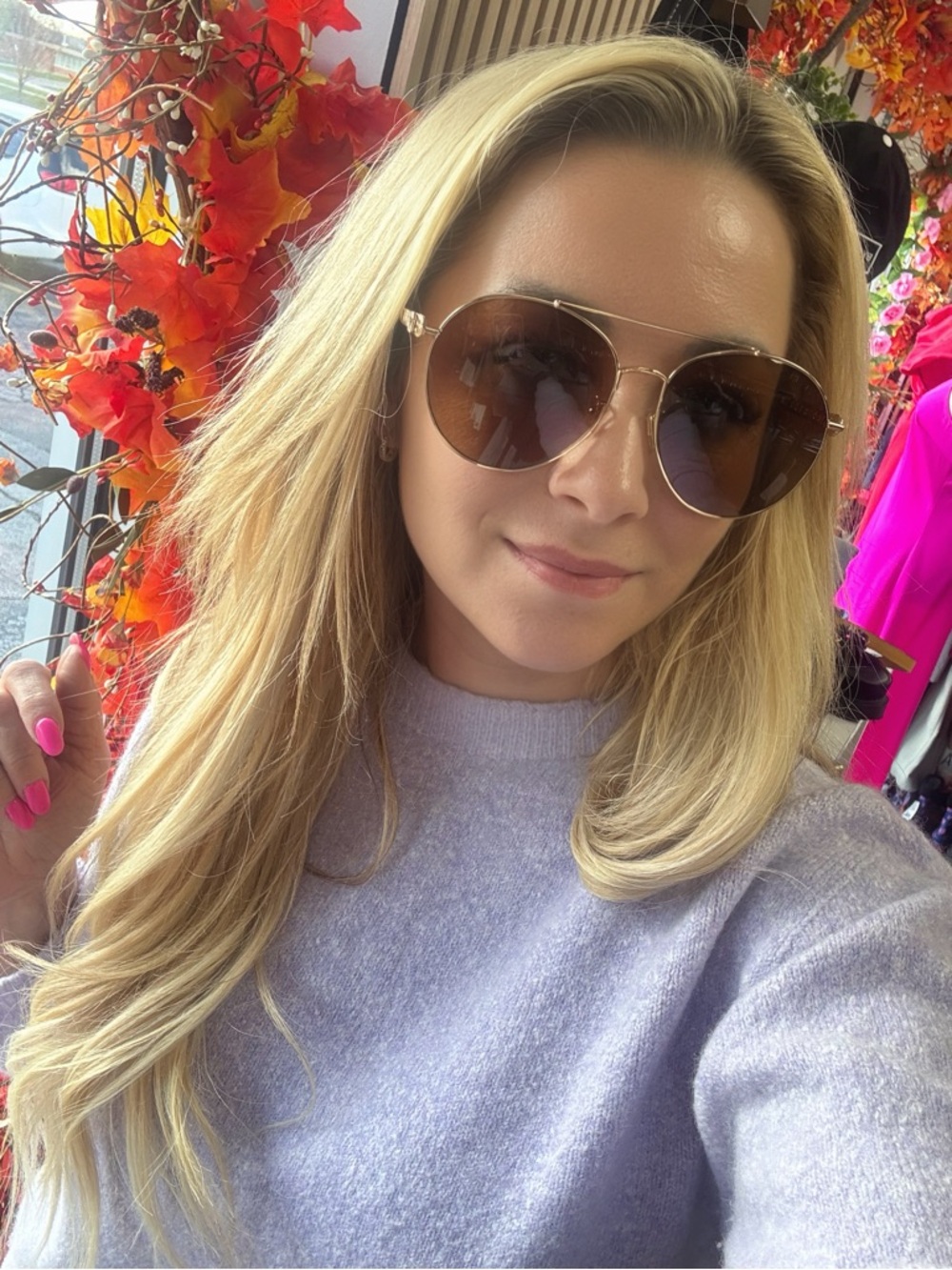 Gucci Gold Metal Round Sunglasses with Brown Lenses